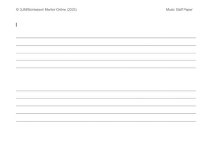 Staff Paper (Portrait and Landscape Orientations)